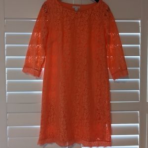 London Times Pink Lace Dress